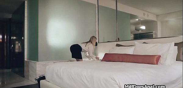  Ass fucking cheating house wife in stockings